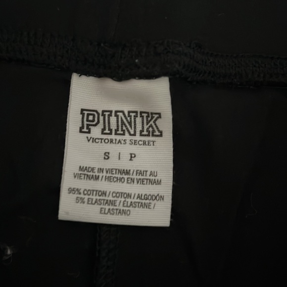 Pink Victoria Secret Leggings With Sequin Down The Side - Picture 5 of 5